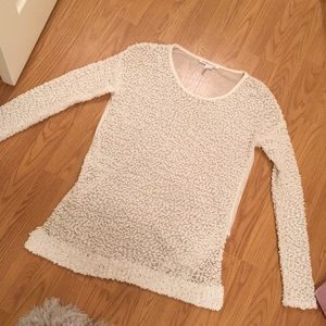 White BCBGeneration sweater